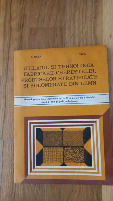 Carti tehnice constructii si prelucrarea lemnului-perioada comunista