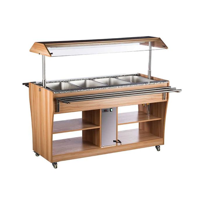 GREEN FROST- Vitrina refrigerare 4x GN 1/1 (1490 × 765 × 1370 mm)