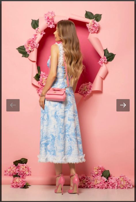 Рокля Alessa 7/8 Trendsetter Icon - Blue