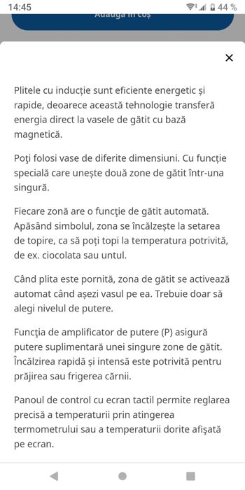 Plita inductie alba Bejublad IKEA Nou.