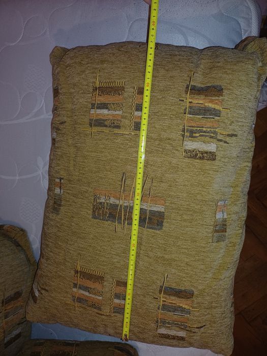 Комплект 5 облегални възглавници за диван с калъфки