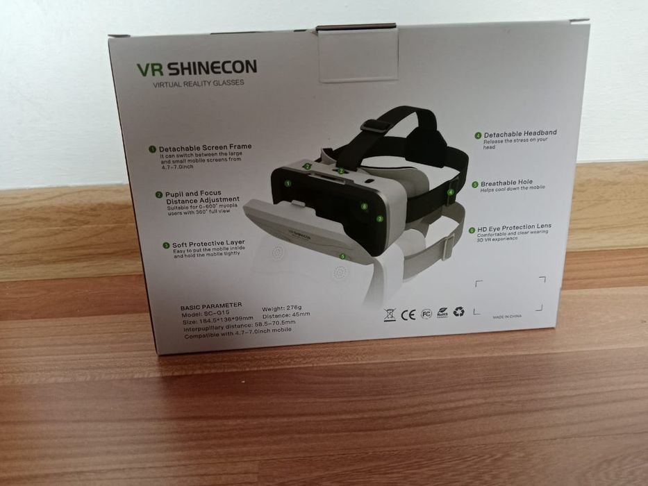 VR очки Shinecon + 1 джойстик +150 игр в подарок!