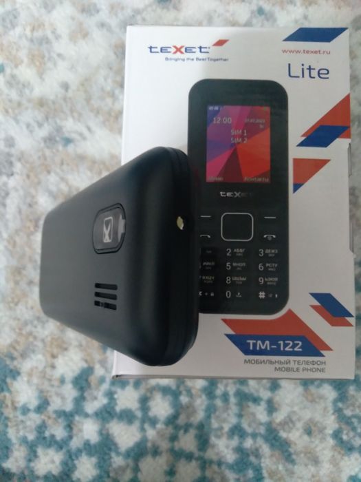 Продам простой телефон texet tm 122.