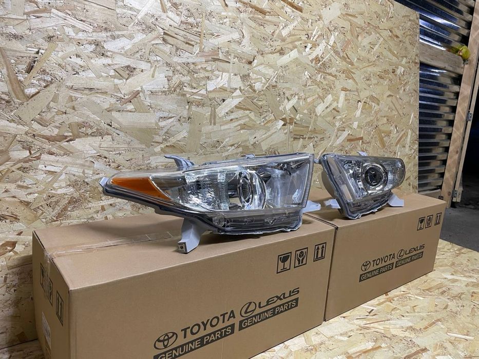 Фары с корректором на Хайландер 10-13