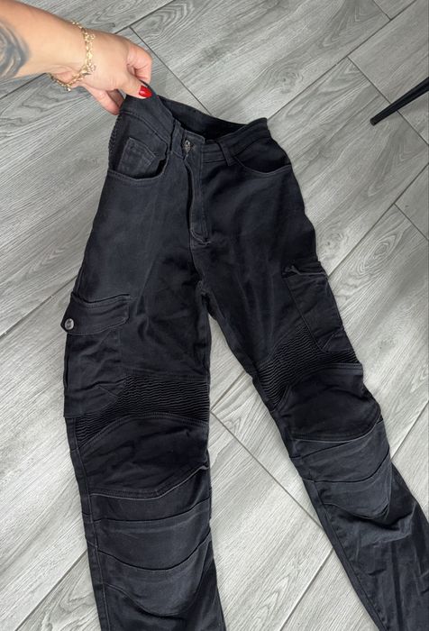 Blugi moto tip cargo măsura L elastici