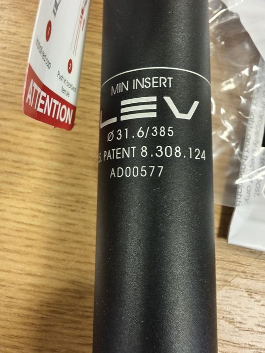 Хидравлично колче/дропър KS LEV DX 31.6/385mm  125mm ход външен монтаж