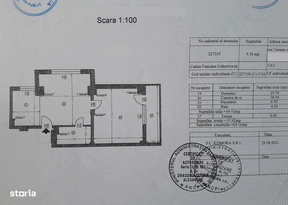 Lidl Baba novac-apartament 2 camere 55 mp la cheie
