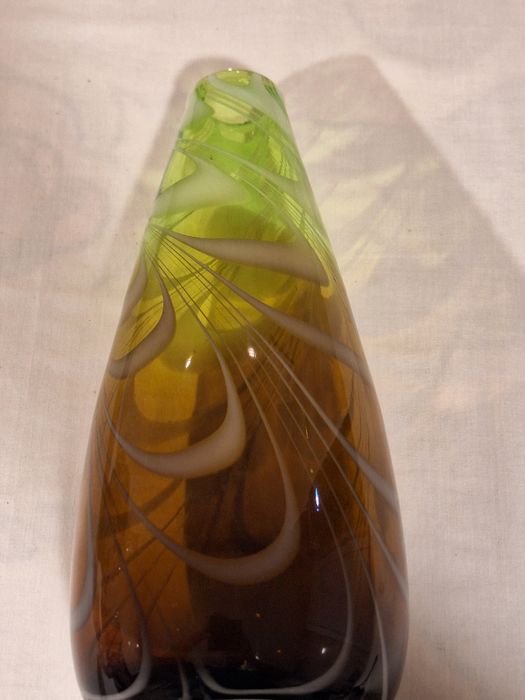 Голяма тежка ваза италия мурано