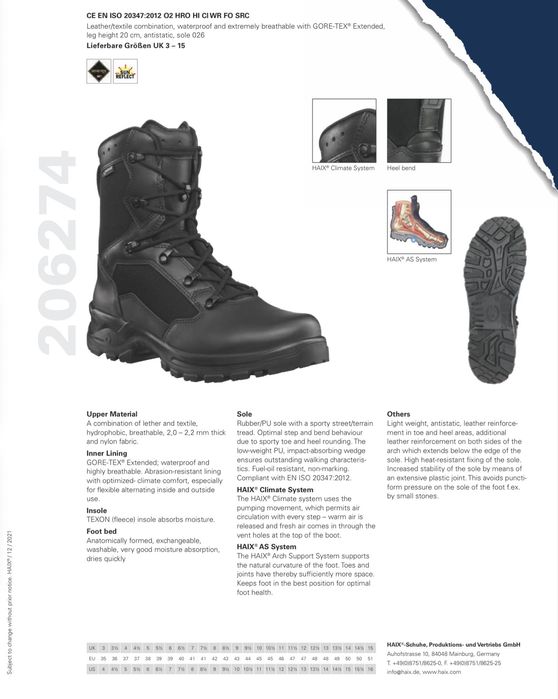 Дамски Детски Тактически обувки HAIX Combat GTX coyote 35 номер