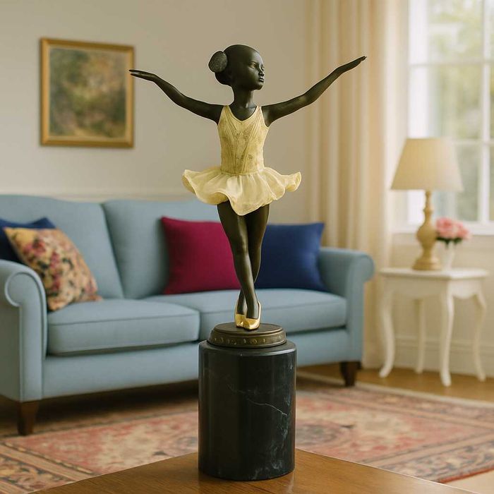 Бронзова скулптура на балерина по модел на Preiss