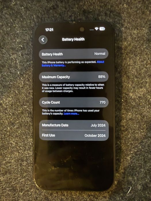 Iphone 15, 128 GB, liber de retea, stare foarte buna