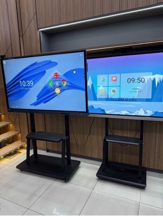 Интерактивный панель от 65 до 100 Android 4K 8/128 GB Доставка Есть