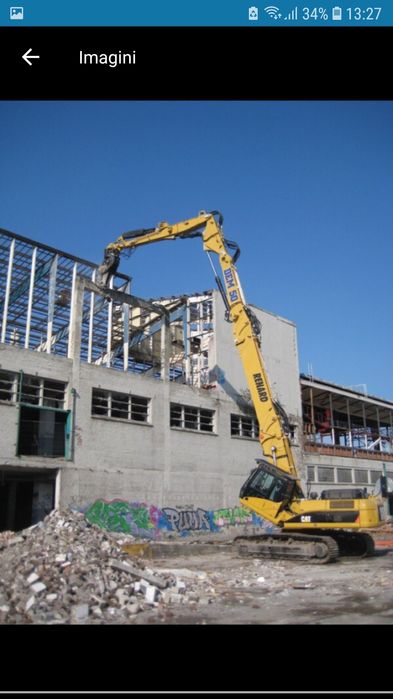 Firma de demolari ,excavații, săpături, terasamente, experiență 15ani