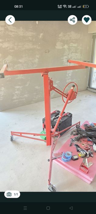 Dispozitiv ridicare placi rigips/ macara rigips OSB MDF Breckner Germania