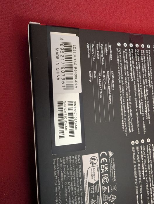 32GB DDR5-6400 CL32 RAM: НОВА Lexar Ares RGB с AMD EXPO и Intel XMP профили