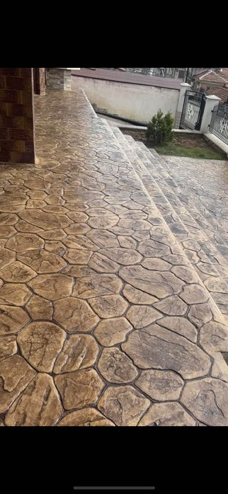 Щампован шлайфан бетон