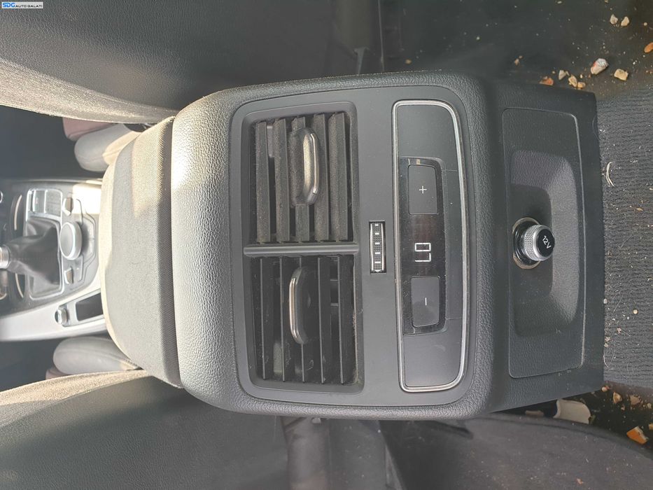 Gura Grila Guri Grile Aer Aerisire Ventilatie Cotiera Pasageri Spate cu Panou AC Audi A4 B9 2015 - 2025 [K4065]