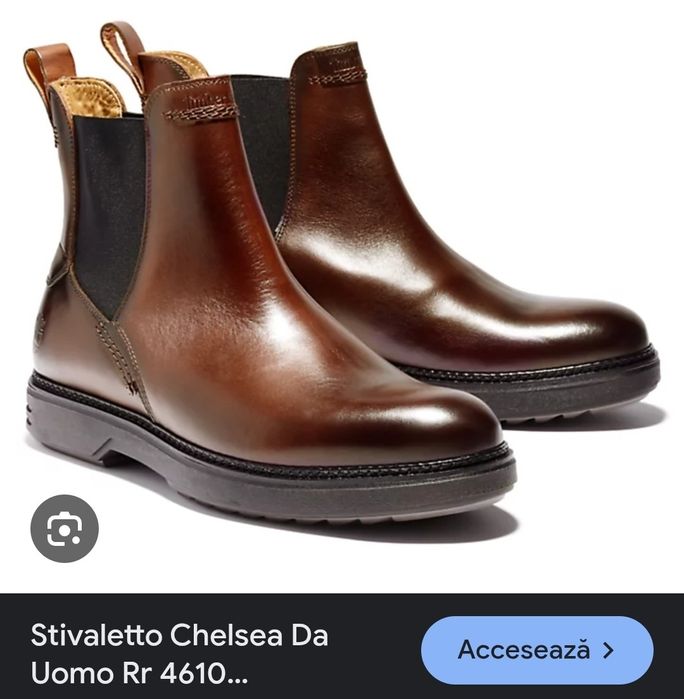 TIMBERLAND ghete 45 bărbați PIELE bocanci TOP | transport GRATUIT‼️FAN