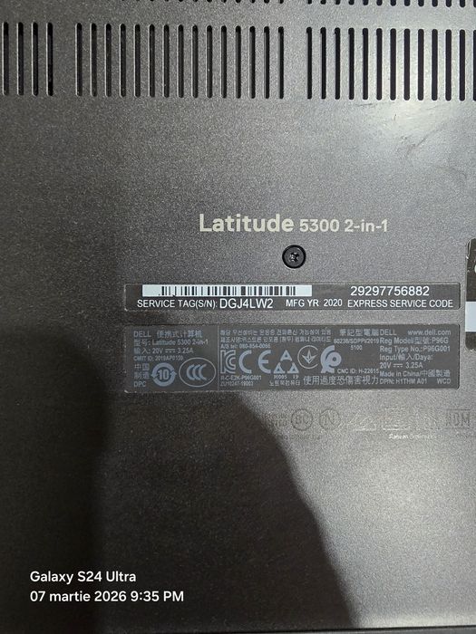 Dell Latitude 5300 2-în-1 | i7-8665U | 16GB RAM | 512GB SSD | Touchscr