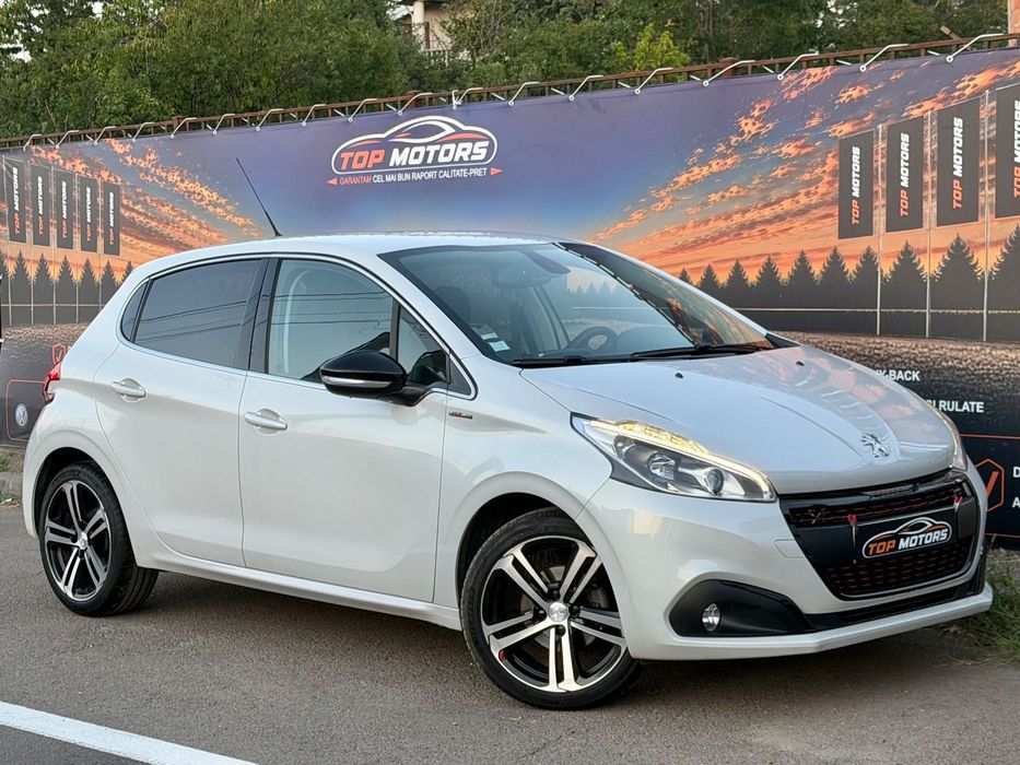 Peugeot 208 FACELIFT GT Line 1.2i 110cp Alb PERLA Led Navi Piele RATE•GARANTIE•LIV