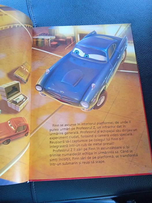 Carte Disney fulger McQueen mașini 2 cartea filmului