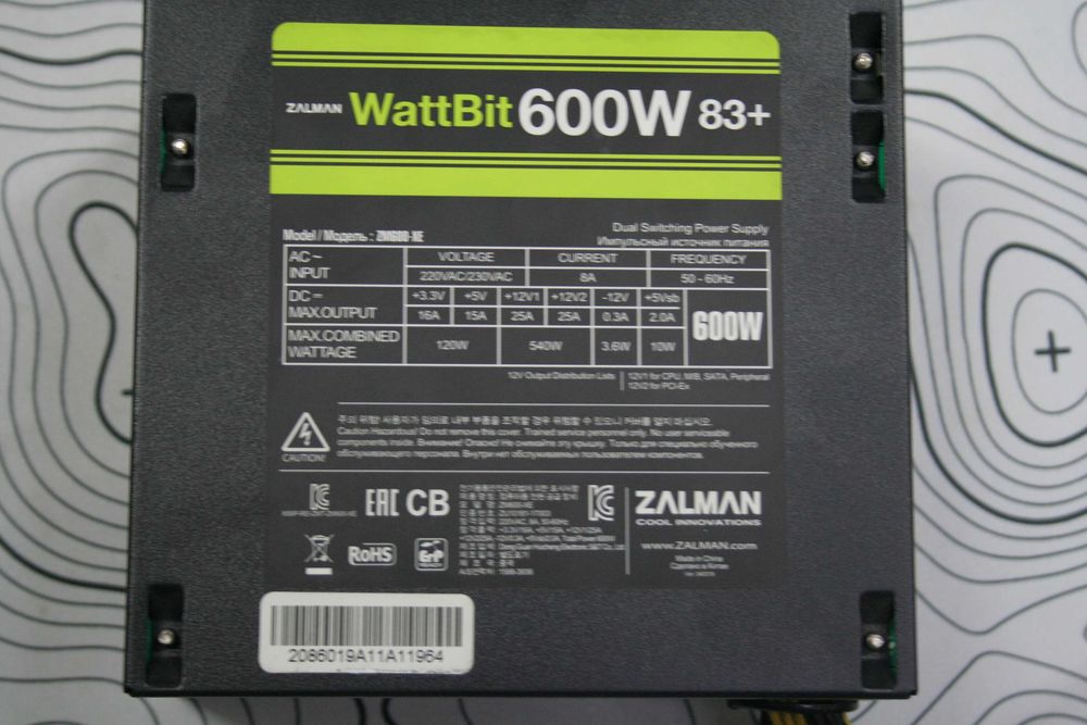 Блок Питания WattBit 600Wt