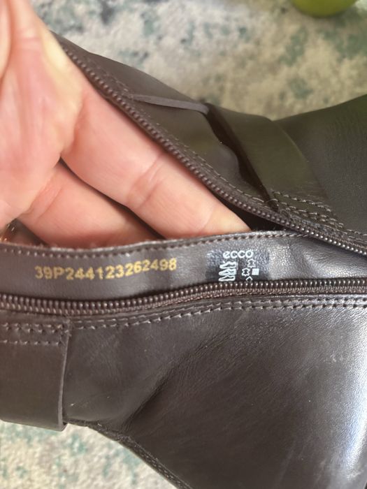 Botine, ghetute elegante piele naturala ECCO 39