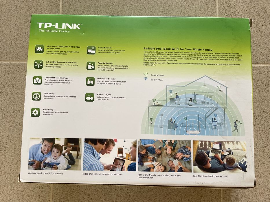 Router TP-LINK AC1350 Wireless Dual Band
