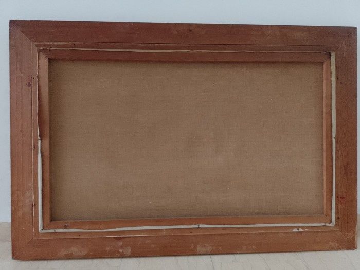 Ulei pe pânză tablou peisaj de țară ,lucrare de foarte buna calitate i