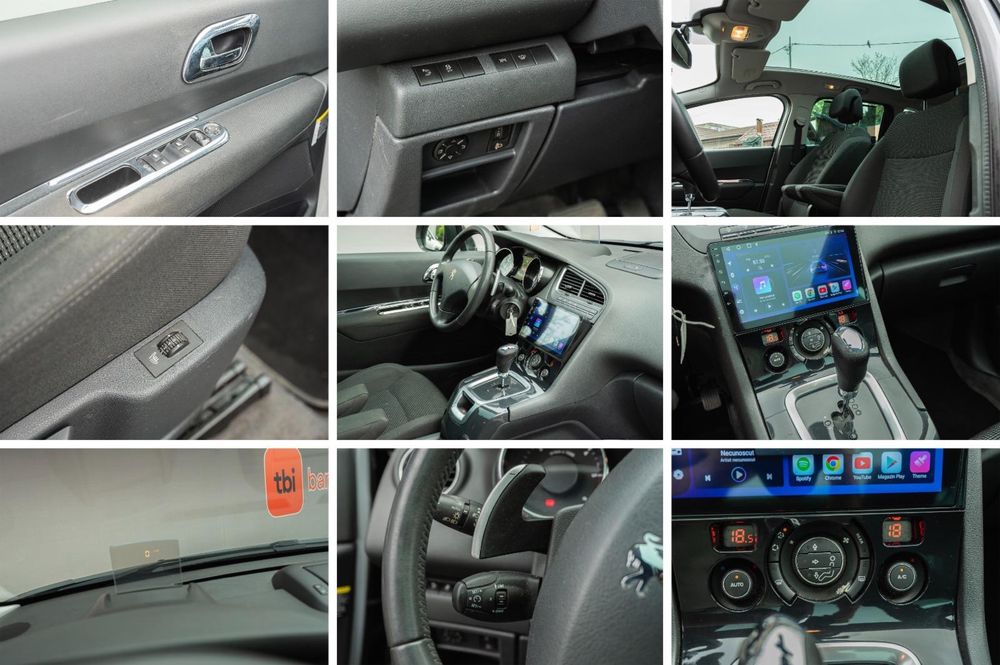 Peugeot 5008 -2013 - headup display- 7 locuri - panoramic- automat - navigatie - jante aliaj - senzori parcare - carlig tractare