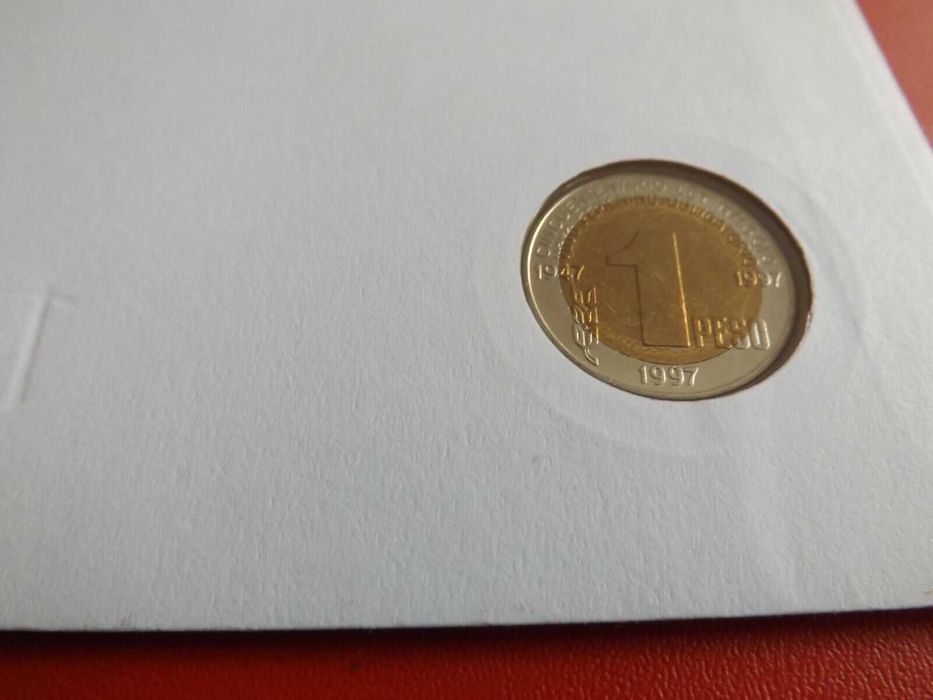 Numisbrief Numiscover Evita Peron 1 peso 1997