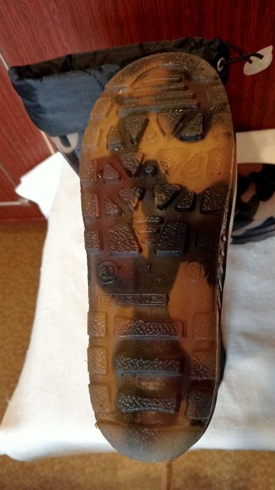 Турецкие резиновые сапожки, размер 30-31.