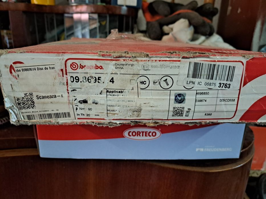 Discuri frana brembo si bmw originale e60