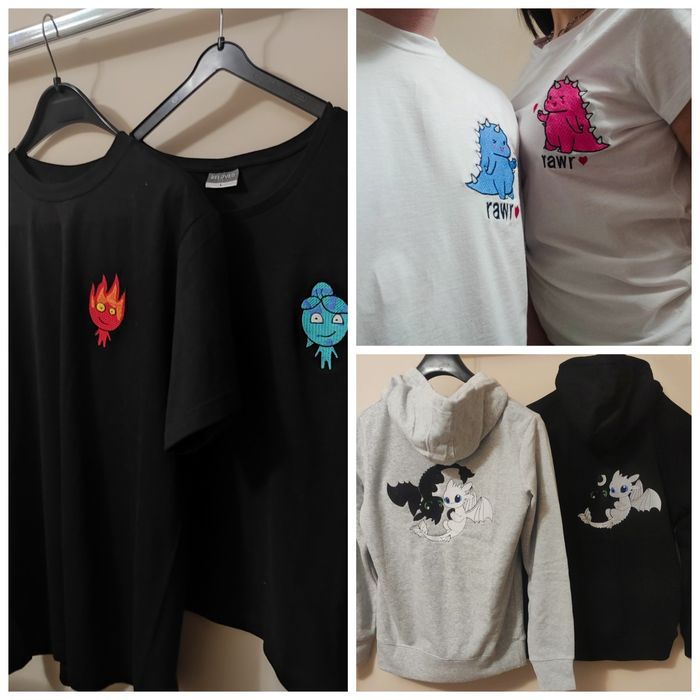 Изработка на бродирани тениски и суйчери, щампи, ключодържатели, шапки