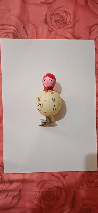 Елочные ёлочные игрушки СССР из стекла стекляная подвесная