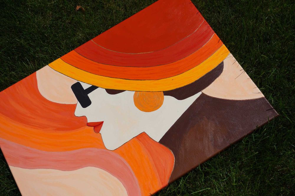 Tablou ,,Lady in wainting"