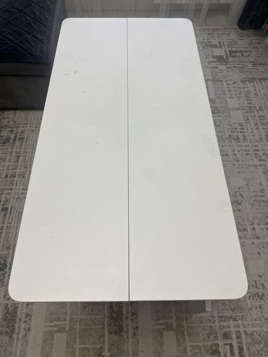 Стол раздвижной белый