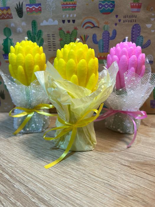 Свещи от пчелен и соев восък