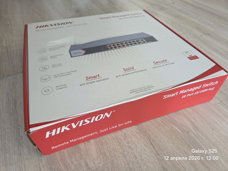 PoE Коммутатор Hikvision