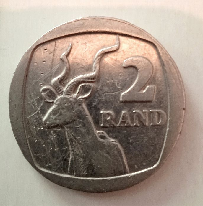 Монета ЮАР 2003. 2 Rand