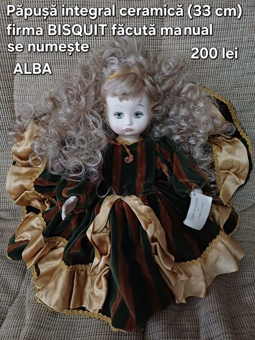 Păpuși porțelan noi și de colecție