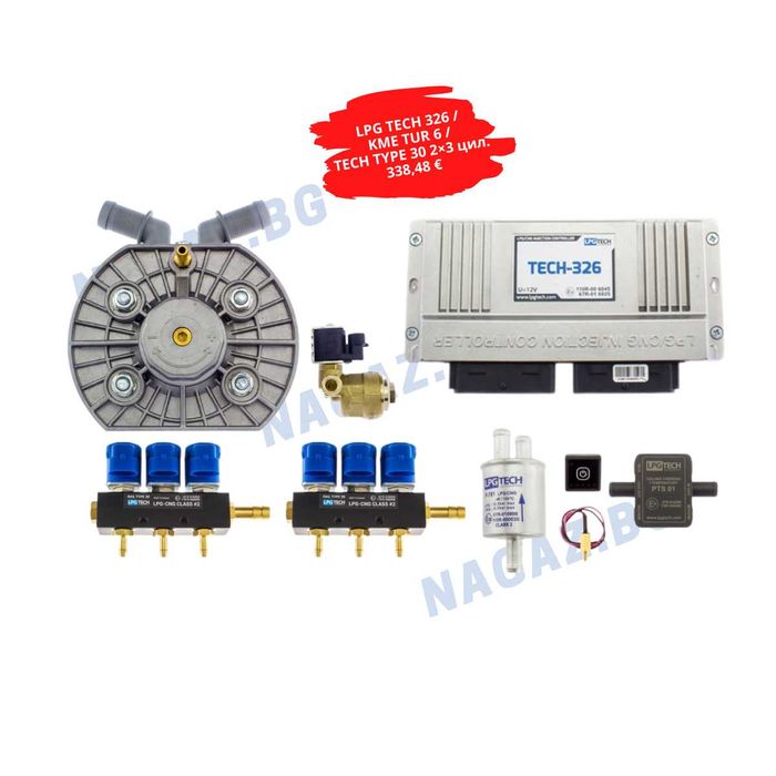 Газов инжекцион 4cyl. LPG TECH-324OBD/gazov injekcion LPG TECH-326/328