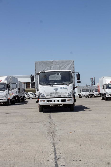 Автофургон бортовой с тентом FAW Tiger VH VUM1110   24,6м³