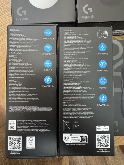Игровые мыши Logitech
