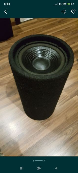 Subwoofer auto  nu are statie și nu cunosc ce putere are