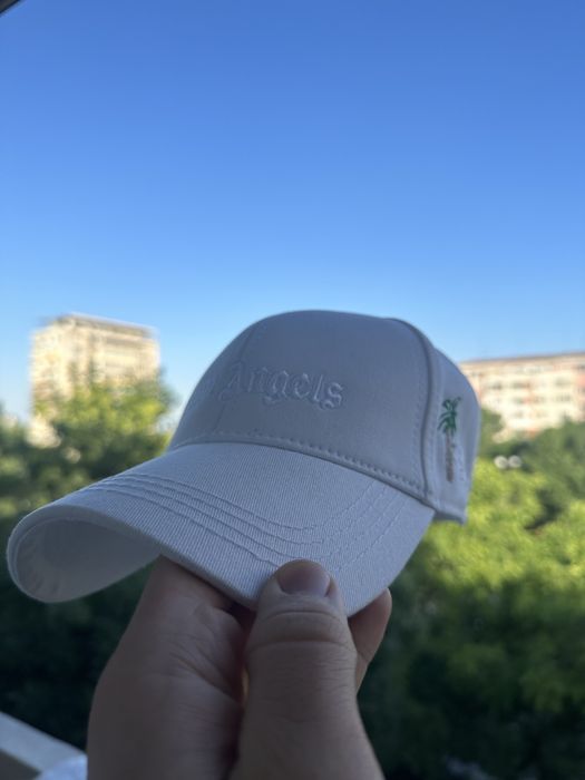 Шапка Palm Angels ( бяла )