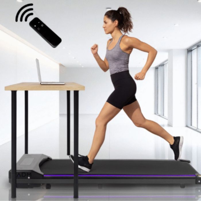 Компактна пътека за бягане с дистанционно – Тиха, тънка и идеална за д