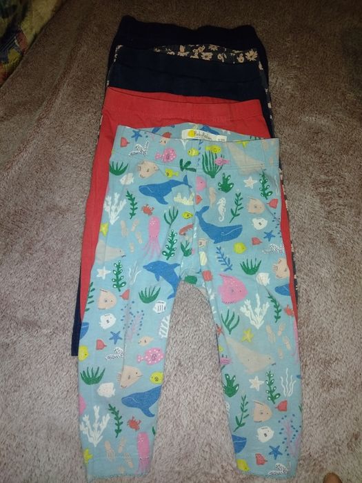 Lot 5 Colanți 74-80 cm