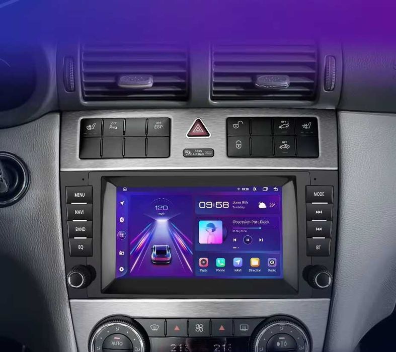 Мултимедия за Mercedes C Class W203 W209 Android C220 CLK Навигация