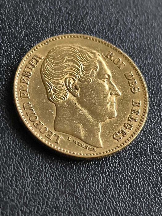 20 Белгийски Франка Леополд I 1865 година